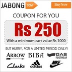 Rs. 250 Off on Rs. 1000/Rs. 300 Off on Rs. 1500