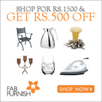 FabFurnish - Rs. 250/500 Off (Exclusively for DesiDimers)