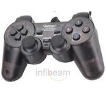 Quantum QHM7468 Double Vibration USB Game Pad  + Free Quantum QHM5071 Micro SD Card Reader 