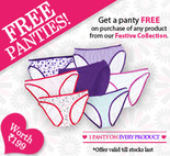 Zivame Celebrating Diwali with Freebies - Free Panty or Shorts with every purchase