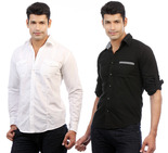 Seventymm : Flip Curve Casual Shirt Combo