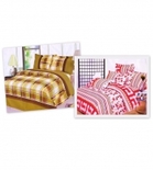 Double Bed Sheet With Two Pillow Cover (Pack Of Two) for Rs. 446