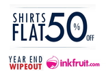 Inkfruit : Flat 50% off on Shirts