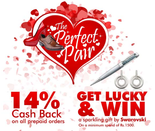 Bestylish valentine offer : Get 14% cash back on all prepaid orders!