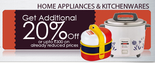 Shopclues: Get 20% off on home appliances and kitchen-ware