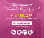 Celebrate Women Power - Flat 15% Off Today