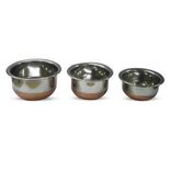 Varun Copper Bottom Tope – 3 Pcs Set 