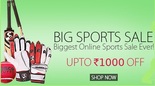 Sports Sale : Upto Rs.1000 off 