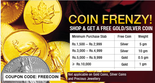 Shop Upto Rs.10000 and Get Free Gold / Silver Coin 