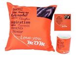 Me Sleep 'Love You Mom' Mug, Coaster And Cushion Combo 