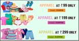 Buy Kids Apparels From Rs.99