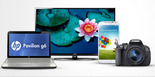 Get extra 5% off on Laptops ,Television,Cameras and mobiles 