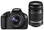 Canon EOS 1100D DSLR Camera Lens Kit (Canon 18-55 IS II and 55-250 IS II)