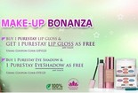 Buy 1 Get 1 Free on LotusHerbals Lipgloss & EyeShadow.