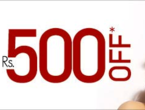 Myntra Rs.500 Flat Off Coupon