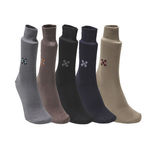 Lux Formal Socks Set of 5, multicolor
