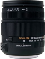 Sigma 18-125mm F/3.8-5.6 DC OS HSM (For Nikon AF-D) Lens