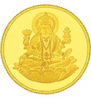 1gm Gitanjali Laxmi 995 and 999 Purity Gold Coin