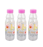 Nayasa Floral Print Plastic Water Bottle-Set Of 3.