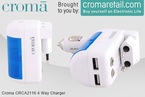 Croma 4-Way Charger