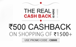Get Rs.500 Cashback on Shopping of Rs.1500 
