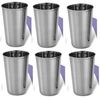 Varun Stainless Steel Lemon Glass 6 Pcs 