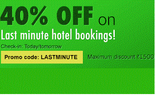 Yatra : 40% off on last Minute Hotel Booking
