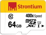Strontium 64 GB UHS 400X Micro SDXC Card (Class10)