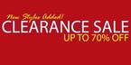 Up to 70% off + 20% extra off on Apparel and Footwear 