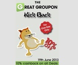   10% Cash Back on all deals