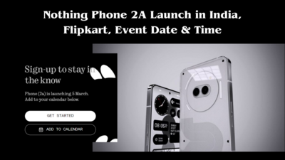 Nothing Phone 2A Launch in India, Flipkart, Event Date & Time