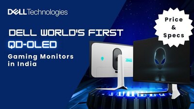 Dell World's First QD-OLED Gaming Monitors in India, Price & Specs