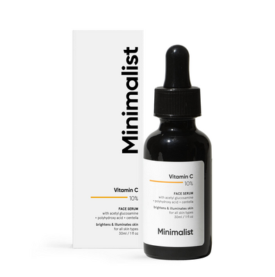 Minimalist 10% Vitamin C Serum for Glowing Skin