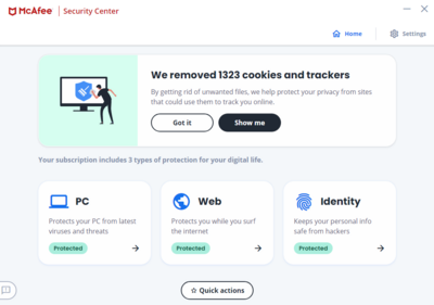McAfeeSecurityCenter2021
