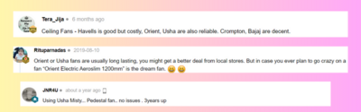 Our review of using Usha ceiling fans
