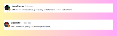 Luminous fans used and reviewed