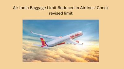 Air India Baggage Limit Reduced in Airlines! Check revised limit