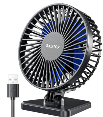 Gaiatop’s Best Mini Rechargeable Fan for around Rs.500 (High-speed Desk Fan)