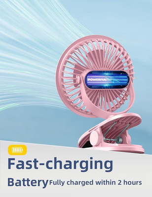 UN1QUE Best USB Mini Rechargeable Fan with 3000 RPM & 1 Year Warranty