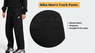 Nike Men’s Track Pants for Gym and Exercise