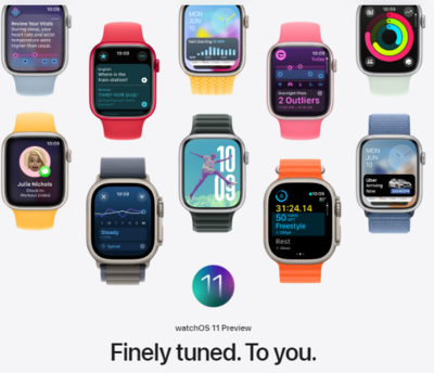 WatchOS 11 Updates announced in Apple WWDC 2024 Event