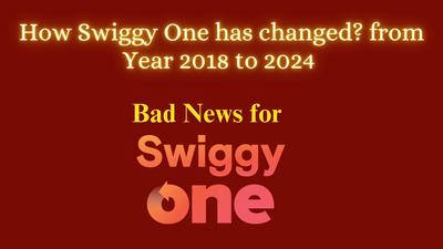 Swiggy One free delivery downgrades (10km to 7km now)! Minimum order increased