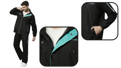 Zeel Men Raincoat in Monsoons India
