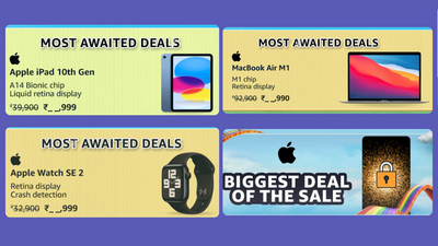 Amazon Prime Day Sale Offers on Macbook, iPad, Apple Watch, Airpods in India 2024