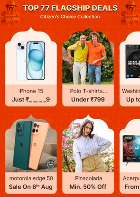 Flipkart Flagship Sale Top Deals on Smartphones, Laptops, Fashion & more