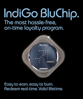 IndiGo BluChip Loyalty Program: Pre-Register to Win 18,000 BluChips!