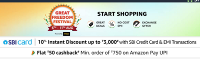 Amazon Great Freedom Festival Sale 2024 Live: Best Handpicked Offers!