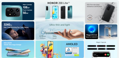 Honor 200 Lite 5G: New smartphone release in September 2024, India