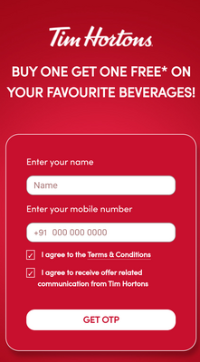 How to Avail the Tim Hortons Coffee Buy 1 Get 1 Free Offer!