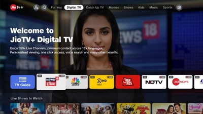 JioTV Plus App Launched for Smart TVs: 13+ OTTs, 800+ Live TV Channels, more